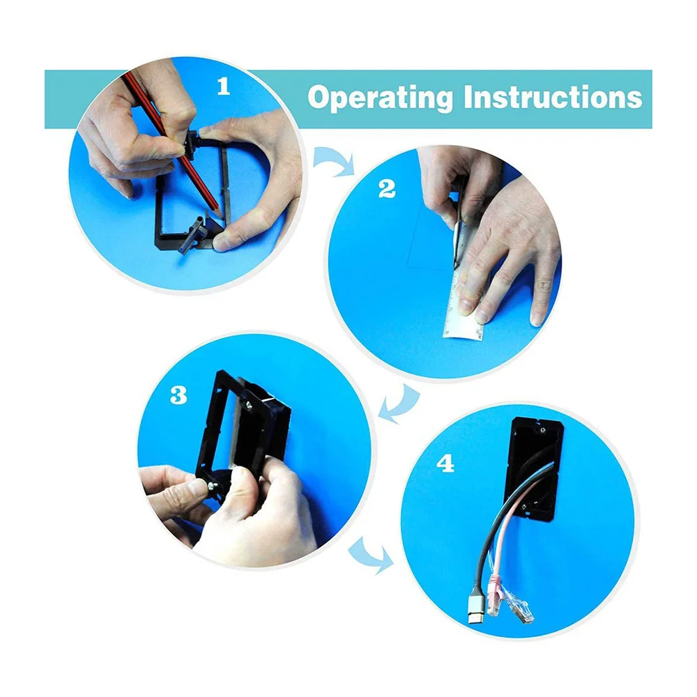 Монтажный кронштейн низкого напряжения (1 комплект) для одной настенной пластины