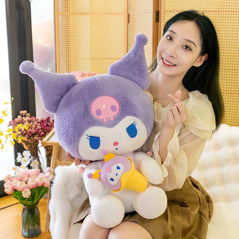 40 см Большой размер Sanrio мороженое Kuromi плюшевые игрушки кукла милая детский