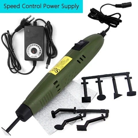 Mini Mini Sander Modelo Sander Penner Tipo de caneta para modelos DIY Moldes Ferramenta de moagem elétrica de ranhura FIXO