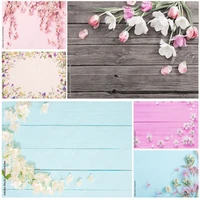vinyl custom spring photography backdrops props flower wood planks photo studio background 2216 puo 11