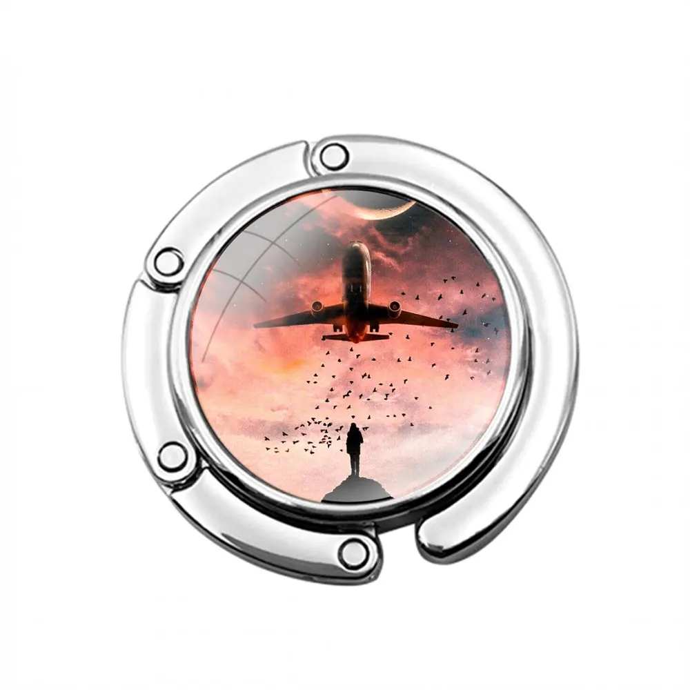 Самолёт Летающий путешествие пилот складной кошелек крючок для женщин