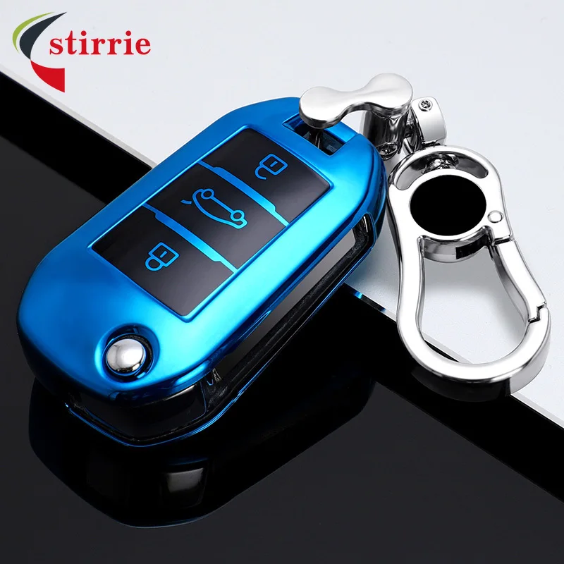 

Чехол для автомобильного ключа из ТПУ, чехол с полным покрытием для Citroen CACTUS C4L Peugeot 508 301 2008 3008 408 C5 C3, автомобильные аксессуары для защиты ключ...