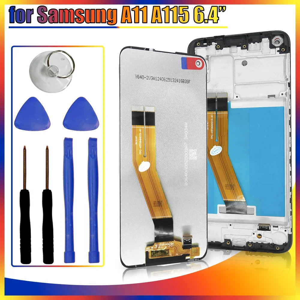 ЖК-дисплей для Samsung Galaxy A11 A115F дисплей с сенсорным экраном в сборе Замена A115 A115U