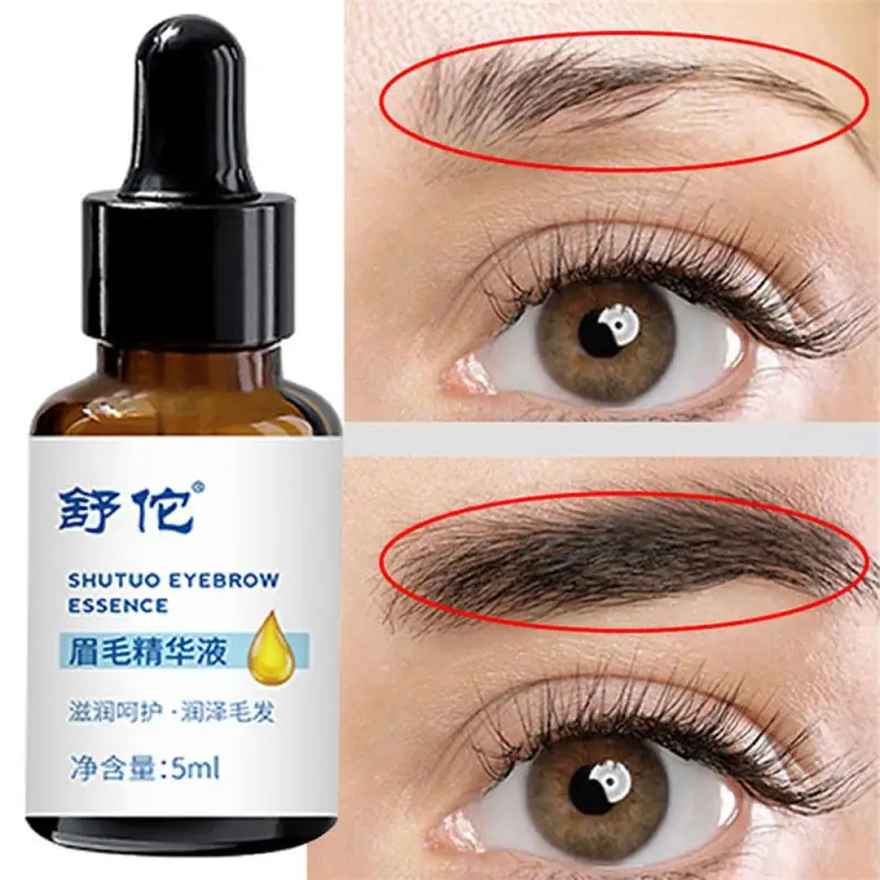 

EELHOE Natural Angelica Oil Eyebrow Growth Essential Oil Thick Longer Dense Nourishing Enhancer Lash Eyebrow Hair Growth Liquid