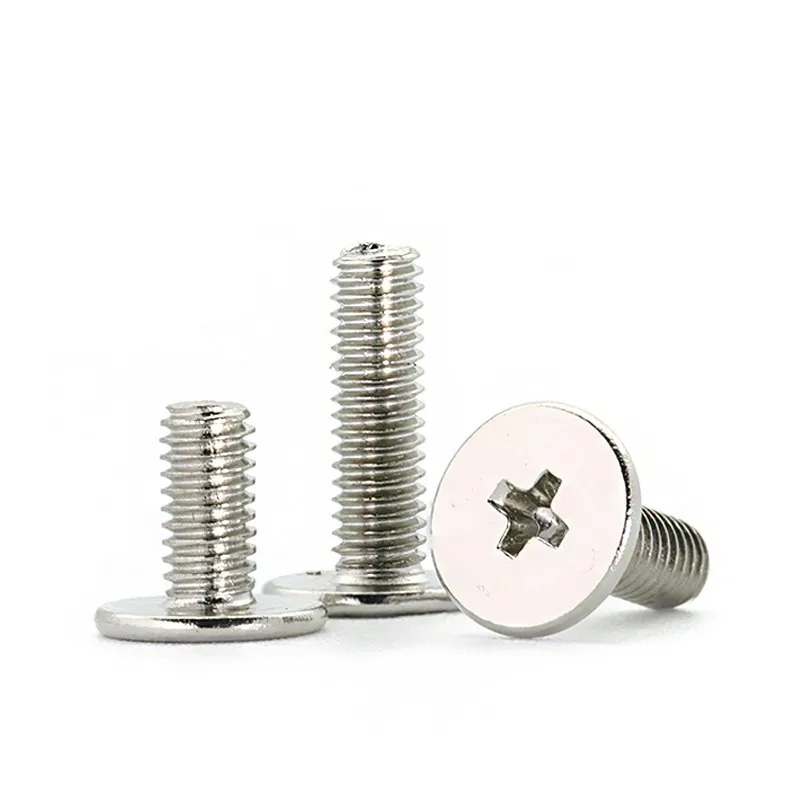 10 шт./лот болт из нержавеющей стали Cross Phillips см ультратонкий сверхнизкий плоский