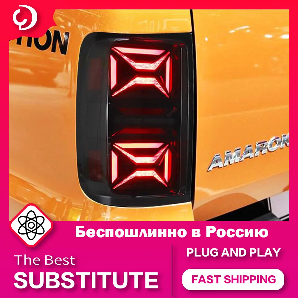 

AKD Car Styling Taillights for AMAROK 2010-2022 LED Tail Light DRL Tail Lamp Turn Signal Rear Reverse Brake Auto Accessories