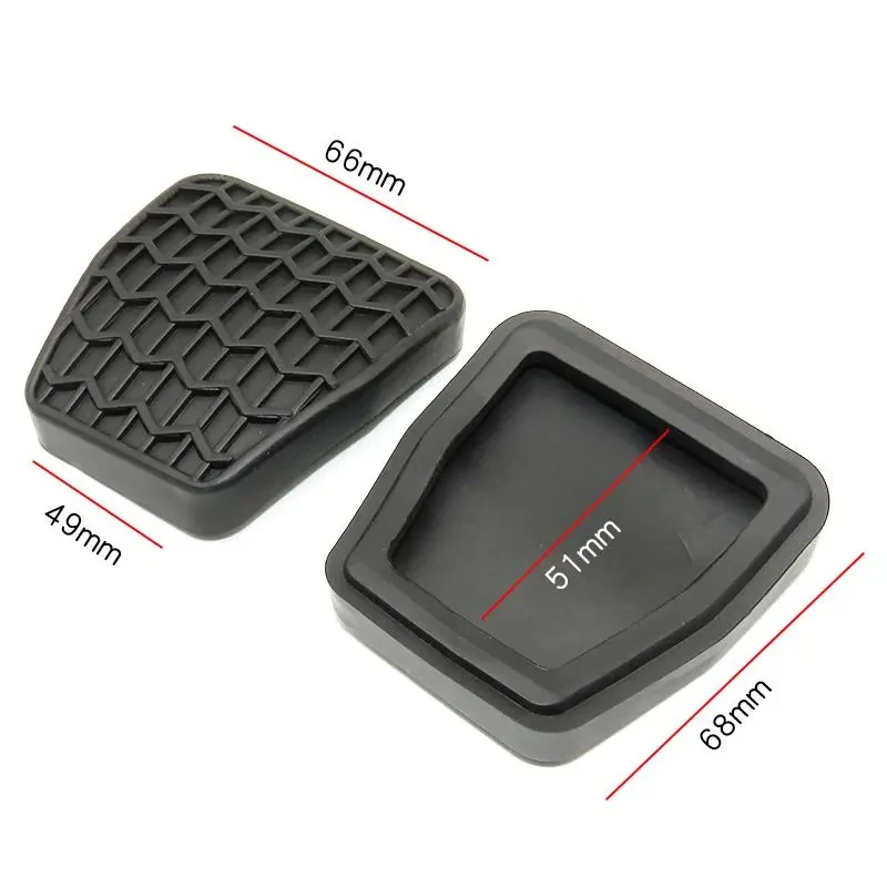 

Для Geely Emgrand 7 EC7 EC715 EC718 EC7-RV EC715-RV EC718-RV Yuanjing резиновая автомобильная педаль акселератора, тормозная крышка, автомобильный Стайлинг