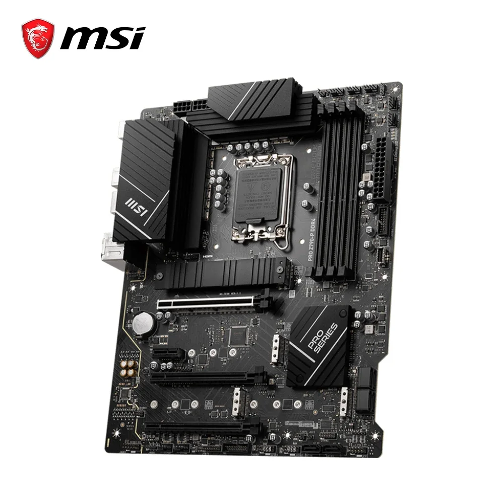 Материнская плата Z790 MSI PRO Z790-P DDR4 для Core i7 14700K 13700K 12700KF LGA 1700 материнская процессора