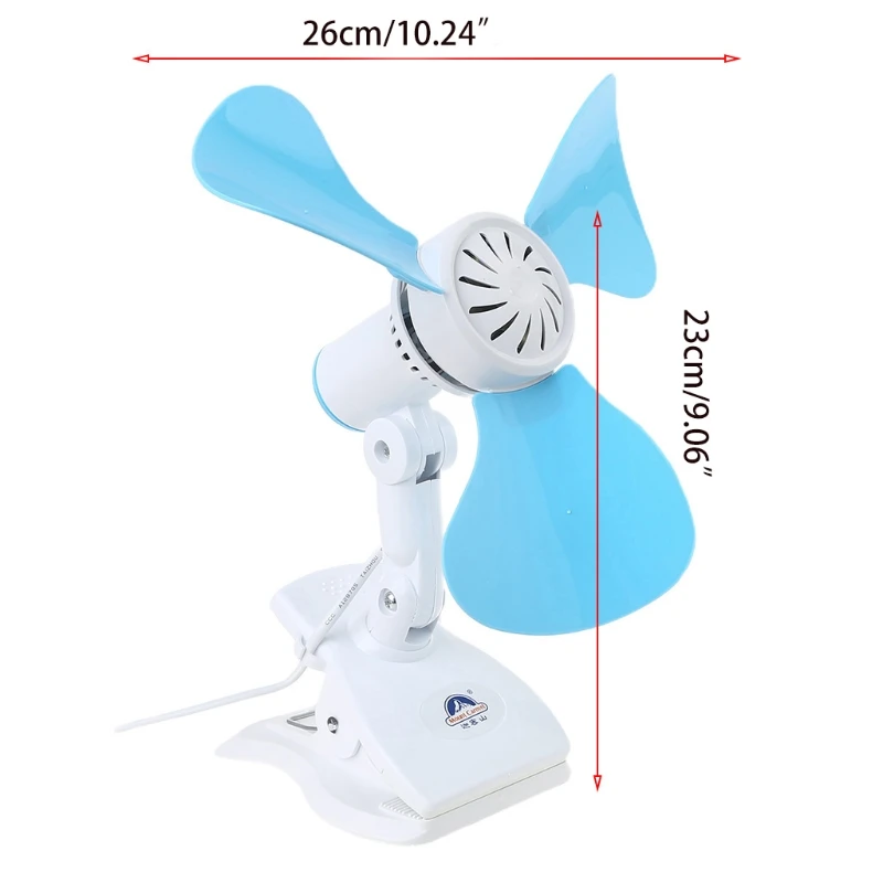 Тихий вентилятор с клипсой 220 В переменного тока штепсельная вилка стандарта США