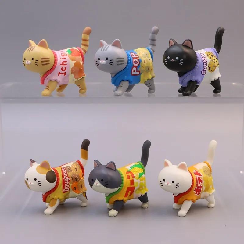 Kawaii Cat Слепая Коробка Qualia Закуски Кошка Прогулочные Конфеты Съедобная Упаковка