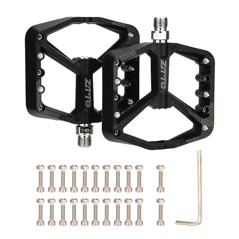 Pedals With Cleat Design Sealing Cover And Hollow-carved Des