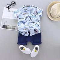 2pcs baby clothing set for boys fashion baby boys suit summer casual clothes set top shorts infant suits kids clothes