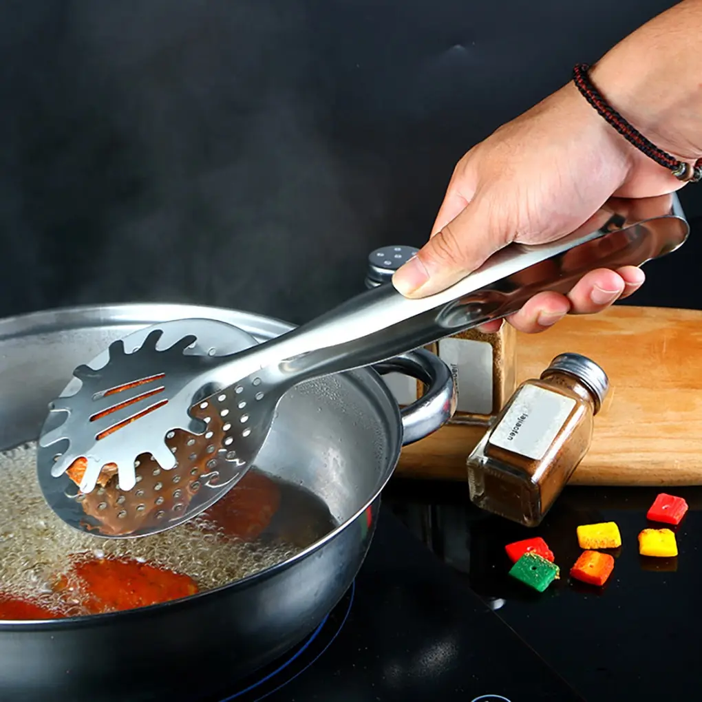 

Kitchen Accessories Multifunction Stainless Steel Sieve Filter Spoon Fried Food Oil Strainer Clip Handheld Cooking Tools Gadgets