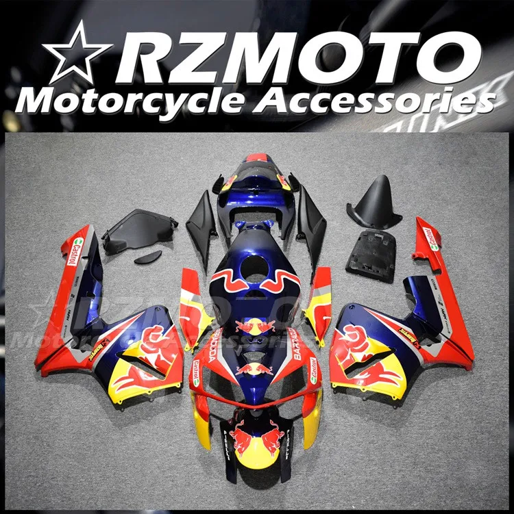 

4Gifts New ABS Fairings Kit Fit For HONDA CBR600RR F5 2005 2006 05 06 Bodywork set Custom Free Red Blue