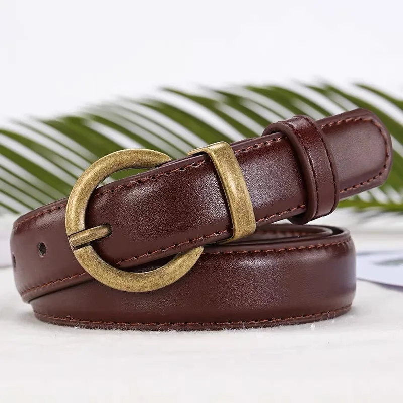 Женский ремень простой и универсальный модный Индивидуальный джинсовый в стиле