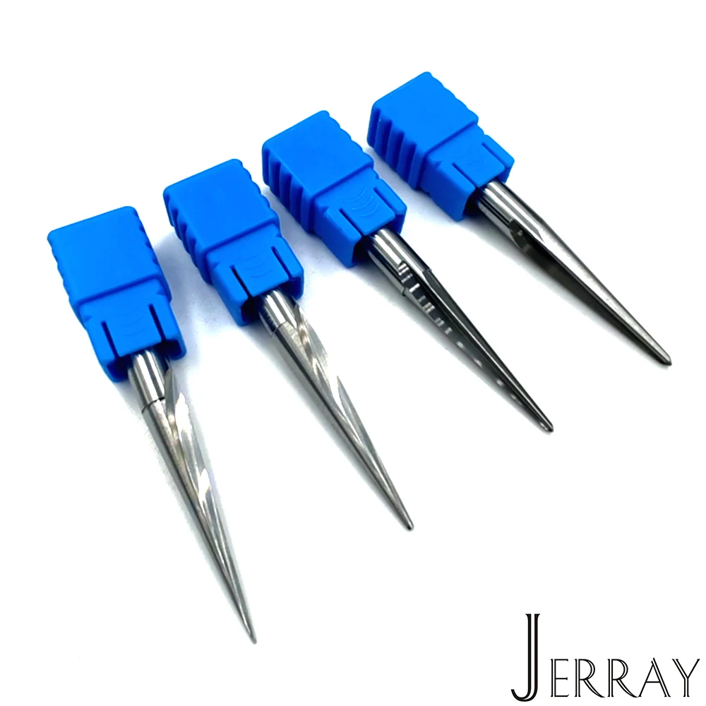 

10-градусный хвостовик D6 мм, резьбовая фреза V-образной формы, твердосплавная концевая фреза с ЧПУ, фреза для гравировки по дереву, бит