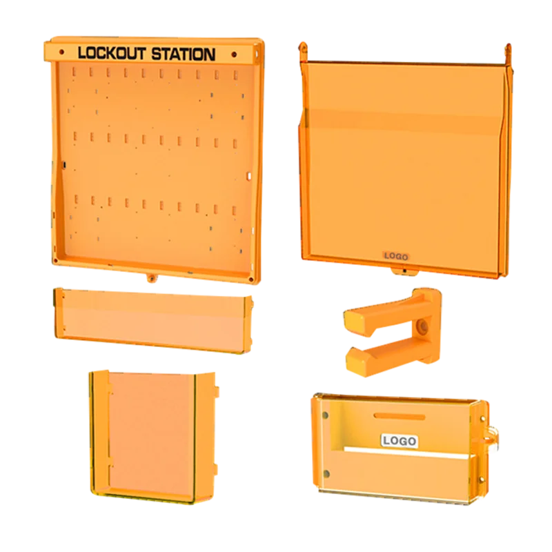 Прозрачный настенный стенд для образцов покраски ногтей Закрытая