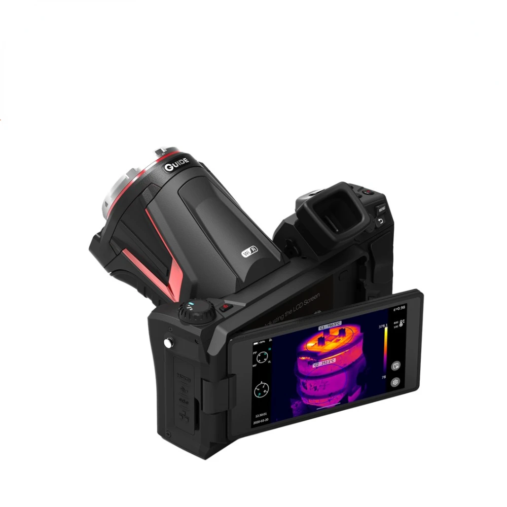 

Infrared Thermal Camera PS400 Temperature Measurement -40C~2000C with 13 Million Pixels Visible Light Camera