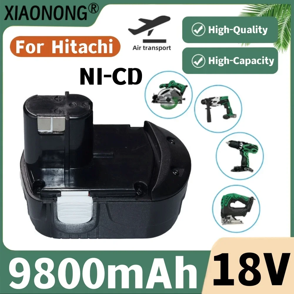 Перезаряжаемая батарея для Hitachi EB1820 18 В NI-CD 9 8 Ач