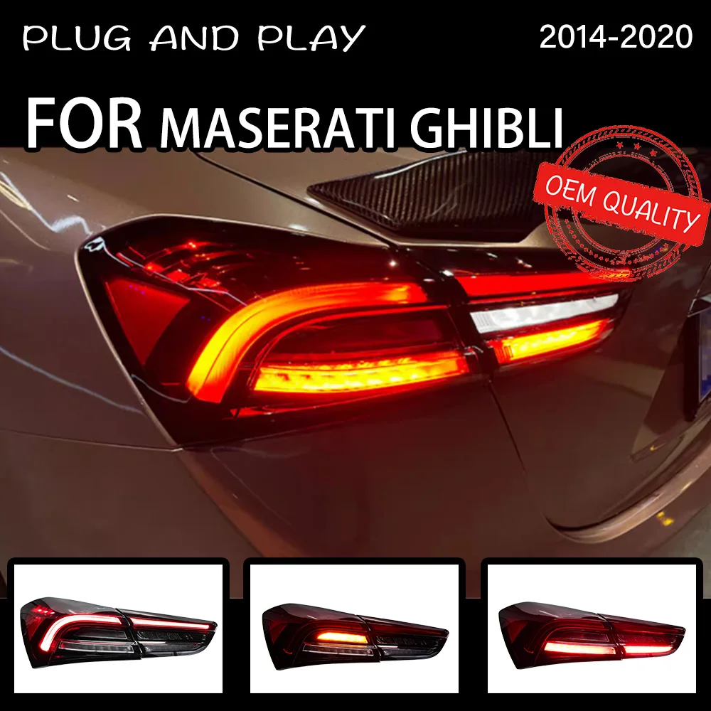 Автомобильные фары для Maserati ghilii 2014-2020 светодиодный автомобильные задние в сборе