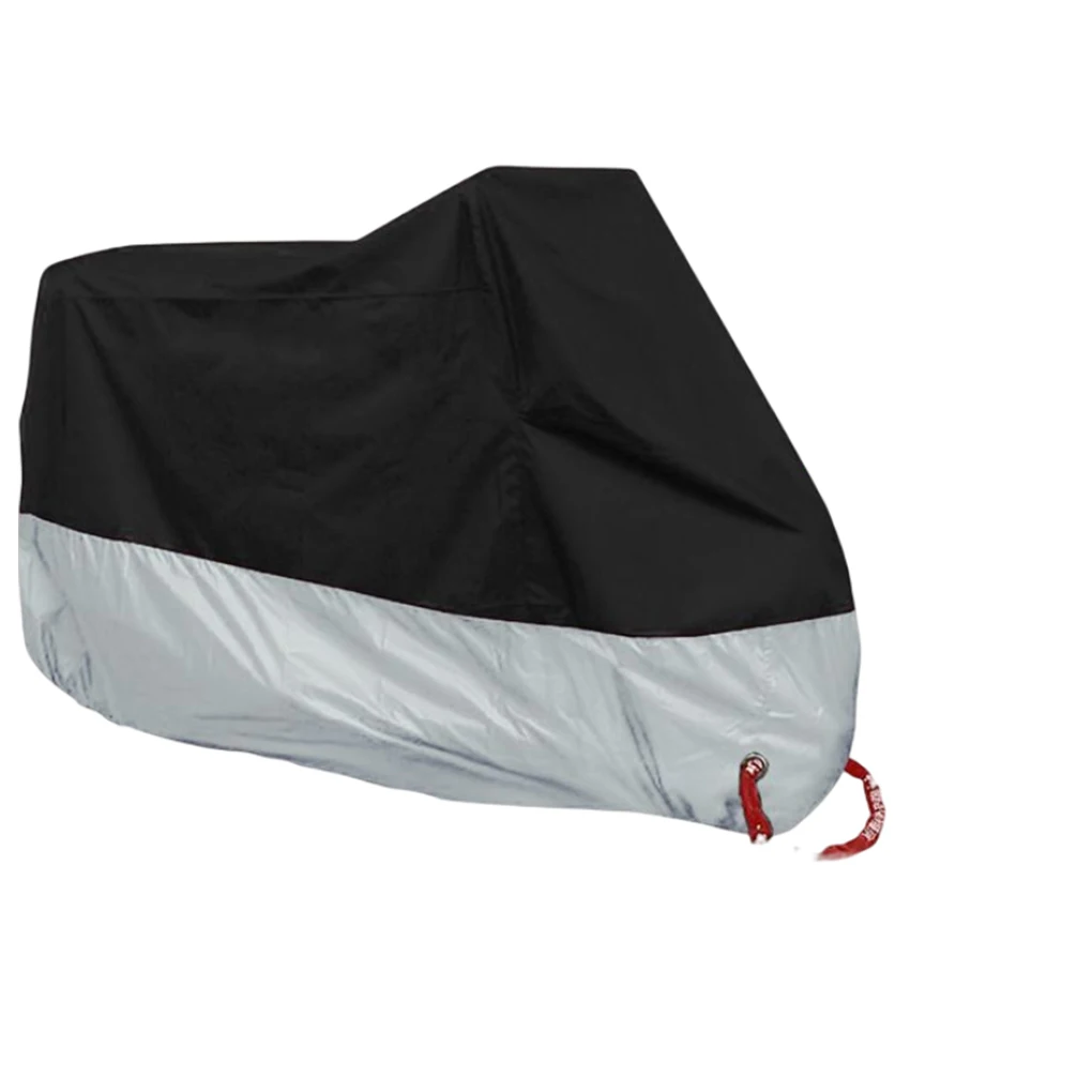 

Motorcycle Rain Cover Universal Indoor Waterproof Protector Dust-proof Scooter Covers Home Yards Accessories Black+Red