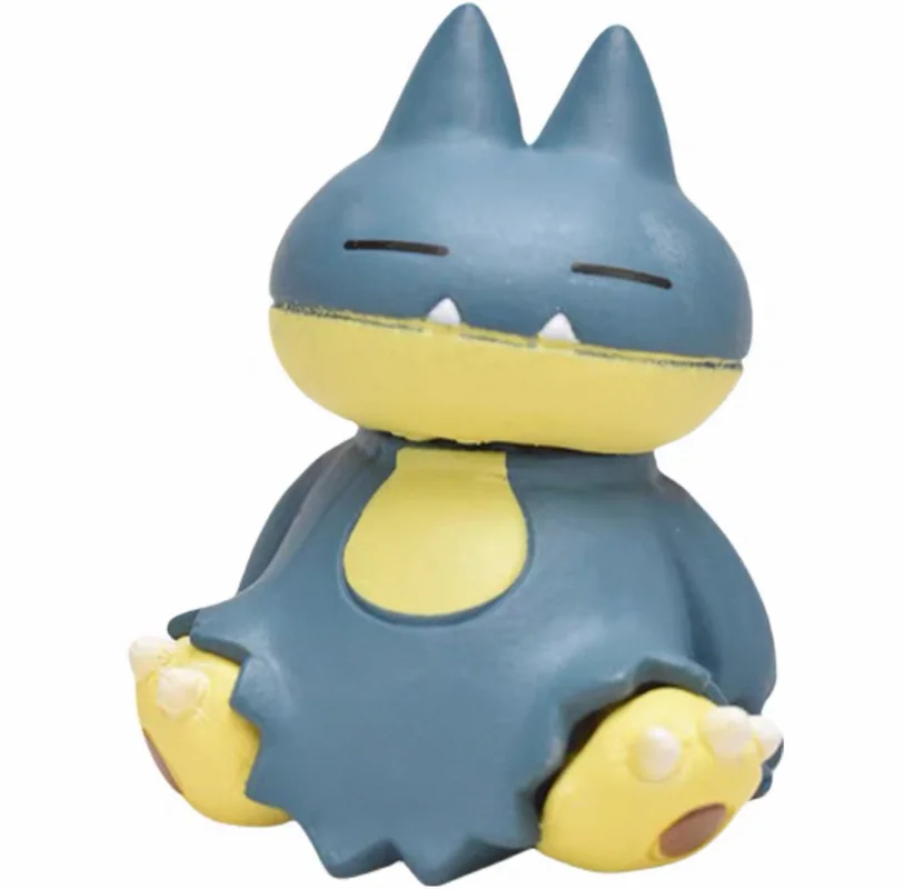 Фото Коллекционная мини-фигурка Tomy T-Arts Gashapon Pkm 5 Types Snorlax Munchlax: Спящий друг, милый сувенир, украшение для стола, игрушка, подарок. В наличии. №2