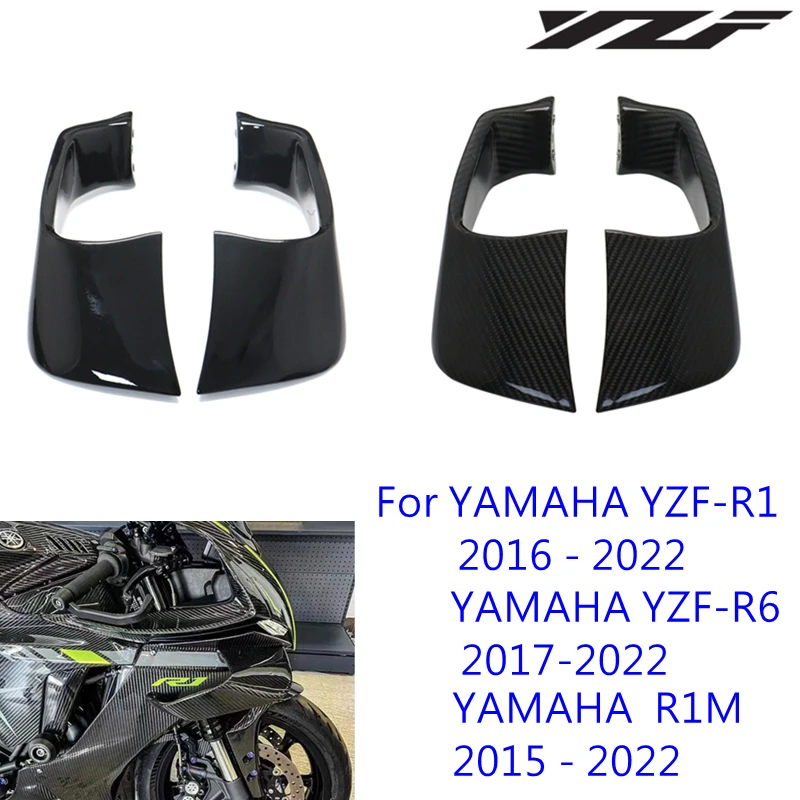 

Motorcycle Windshield Fairing Wing for Yamaha YZF-R1 2016 - 2022 YZF-R6 2017 - 2022 R1M 2015 - 2022 Aerodynamic Winglets