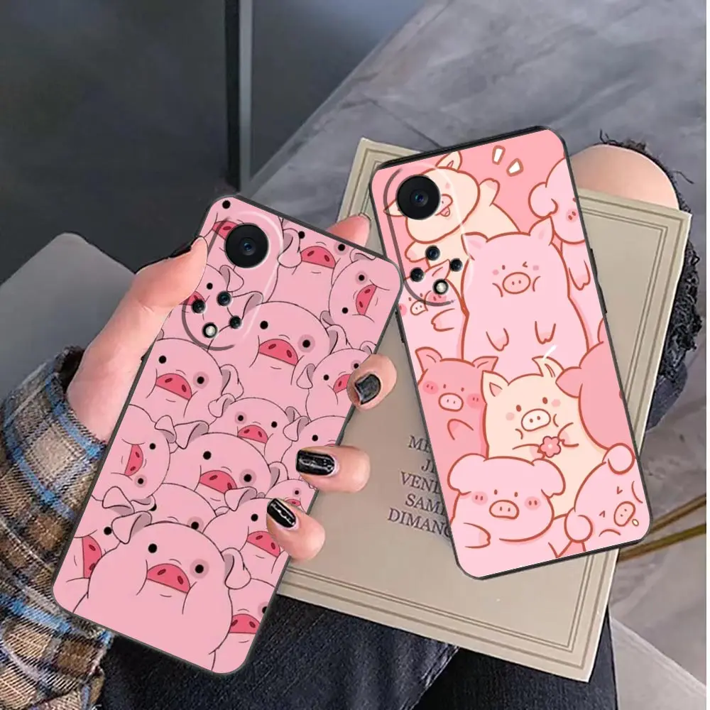 

Funda Case For Huawei NOVA Y90 Y70 Y61 10 9 9SE Plus 8 8I 7 7I 5 5I 4 3 3I 2 2I 2S Lite Plus Pro Case Para Cute Cartoon Pink Pig