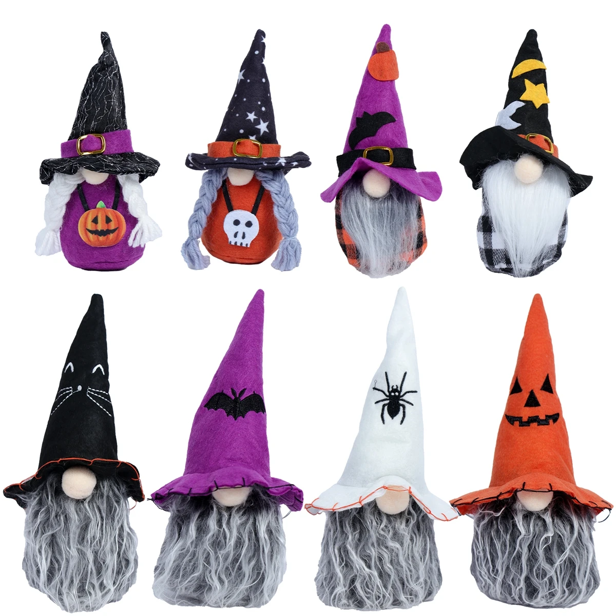 2022 New Halloween Faceless Gnome Plush Grinch Doll Halloween Christmas Plush Doll for Halloween Decorations Party Table Decor