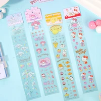 anime sanrio sticker ponpompurin hello kittys accessories cute beauty cartoon decorate material stickers toys for girls gift