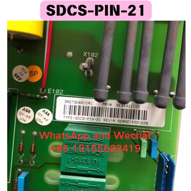 Б/у SDCS-PIN-21 триггерная плата регулятора скорости постоянного тока Функциональный