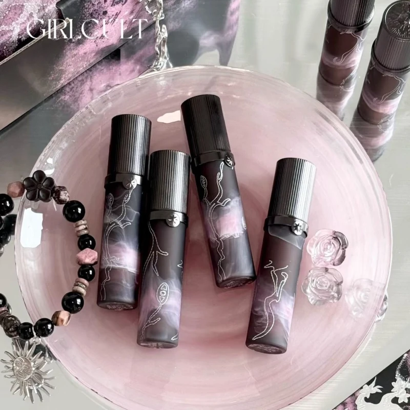 Фото Блеск для губ Girlcult Makeup Lip Gloss Spring Water Gilded Peach Blossom Spring Mirror Luster Lip Tint: Стойкая косметика для макияжа губ с эффектом зеркального сияния №2