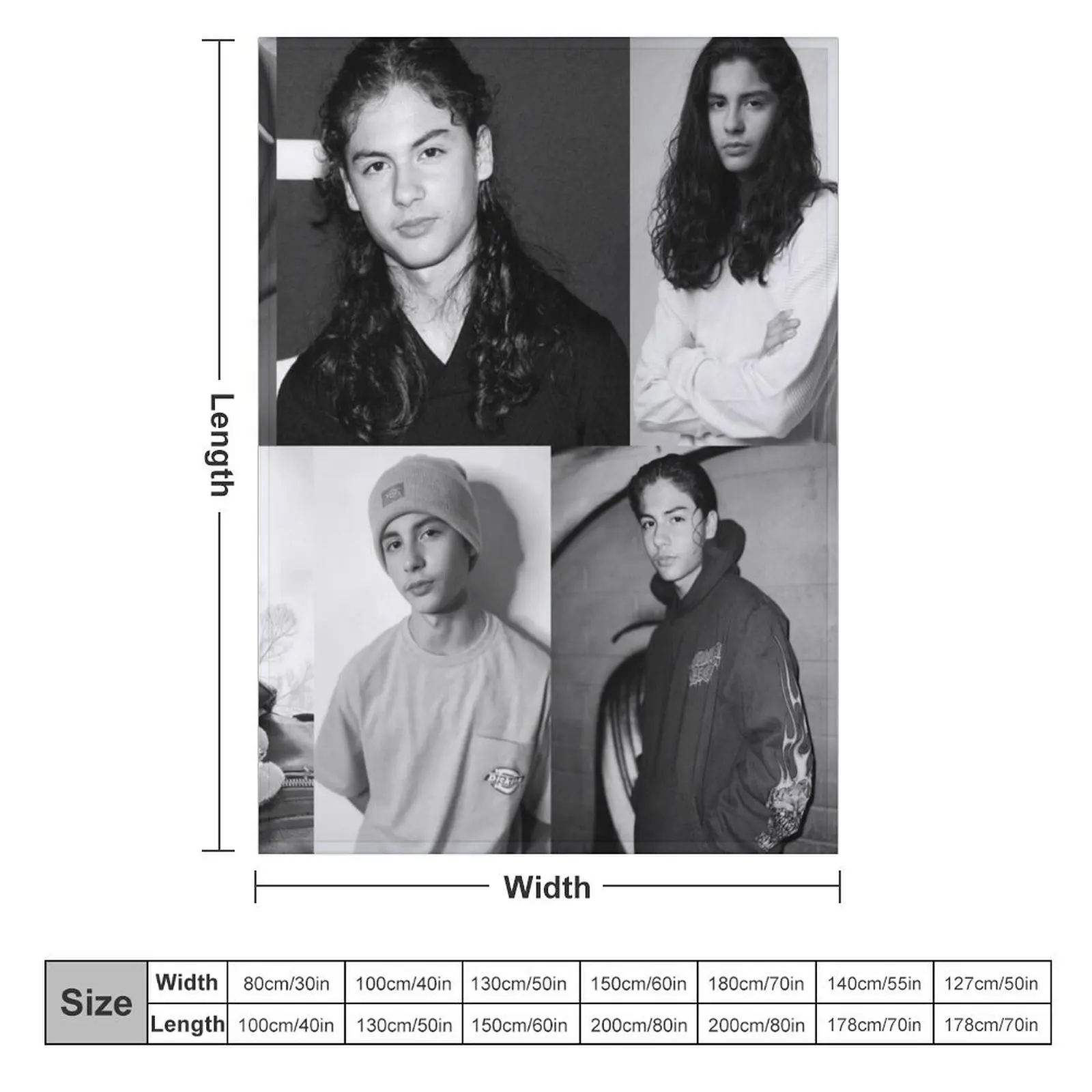 Черно-белое одеяло с коллажем Мигеля казареза Мора спальный мешок идея для