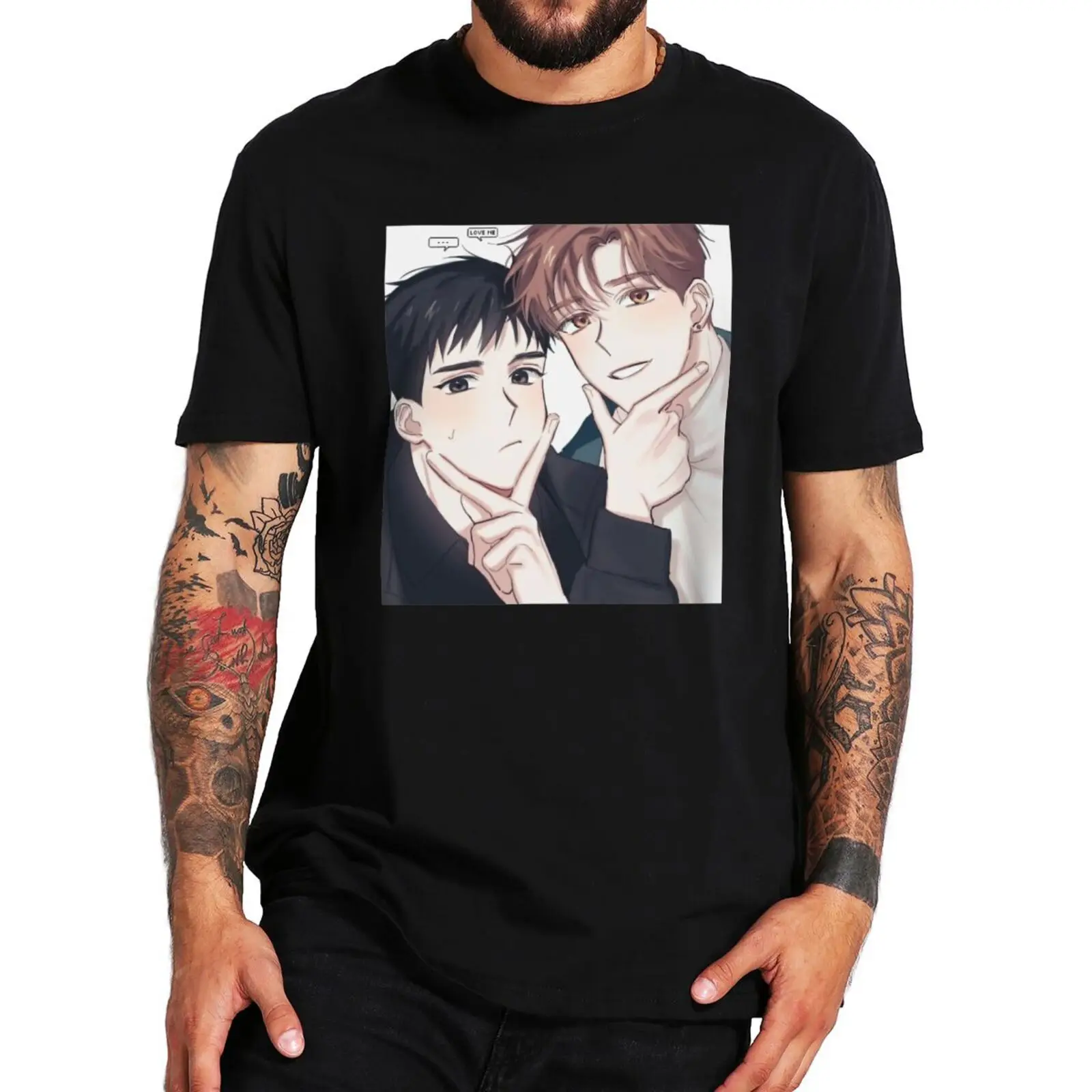 

Semantic Error T-Shirt Boy Love Anime Manga Fans Tee Tops EU Size 100% Cotton Summer Casual Premium T Shirt