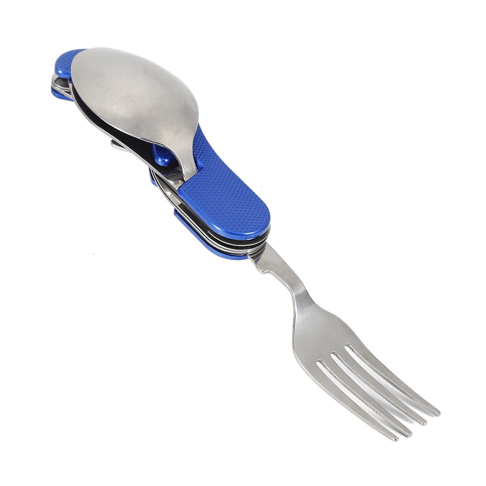 Многофункциональный набор посуды для кемпинга складная ложка пикника и барбекю