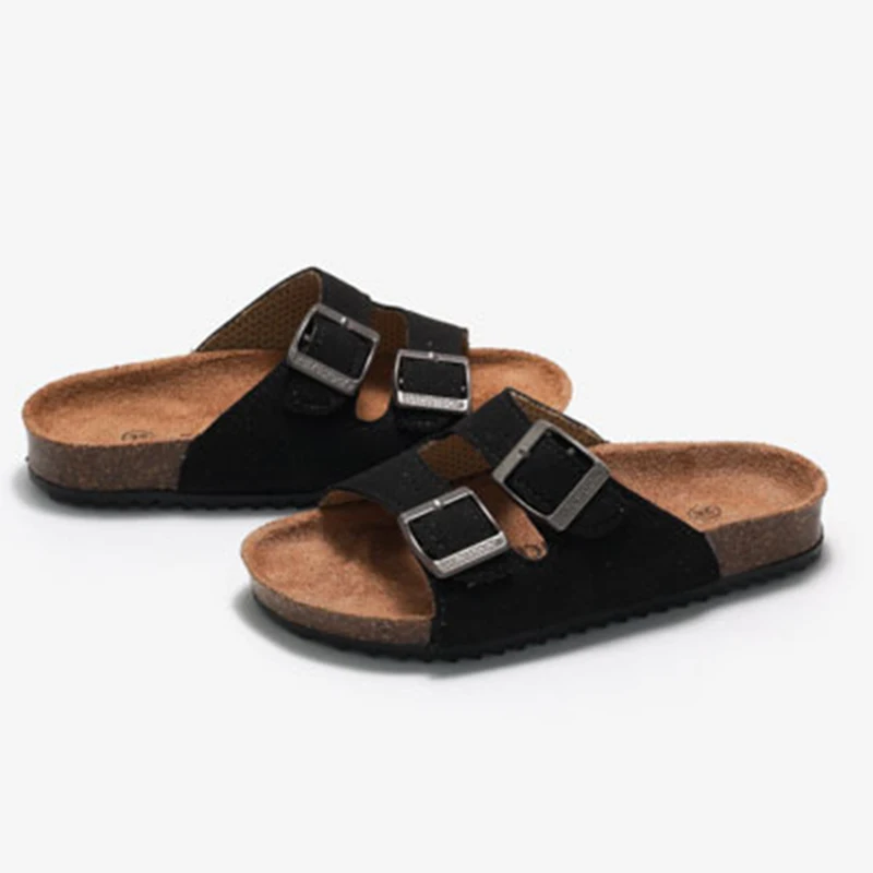 Летние Детские пробковые тапочки для мальчиков и девочек Повседневные улицы