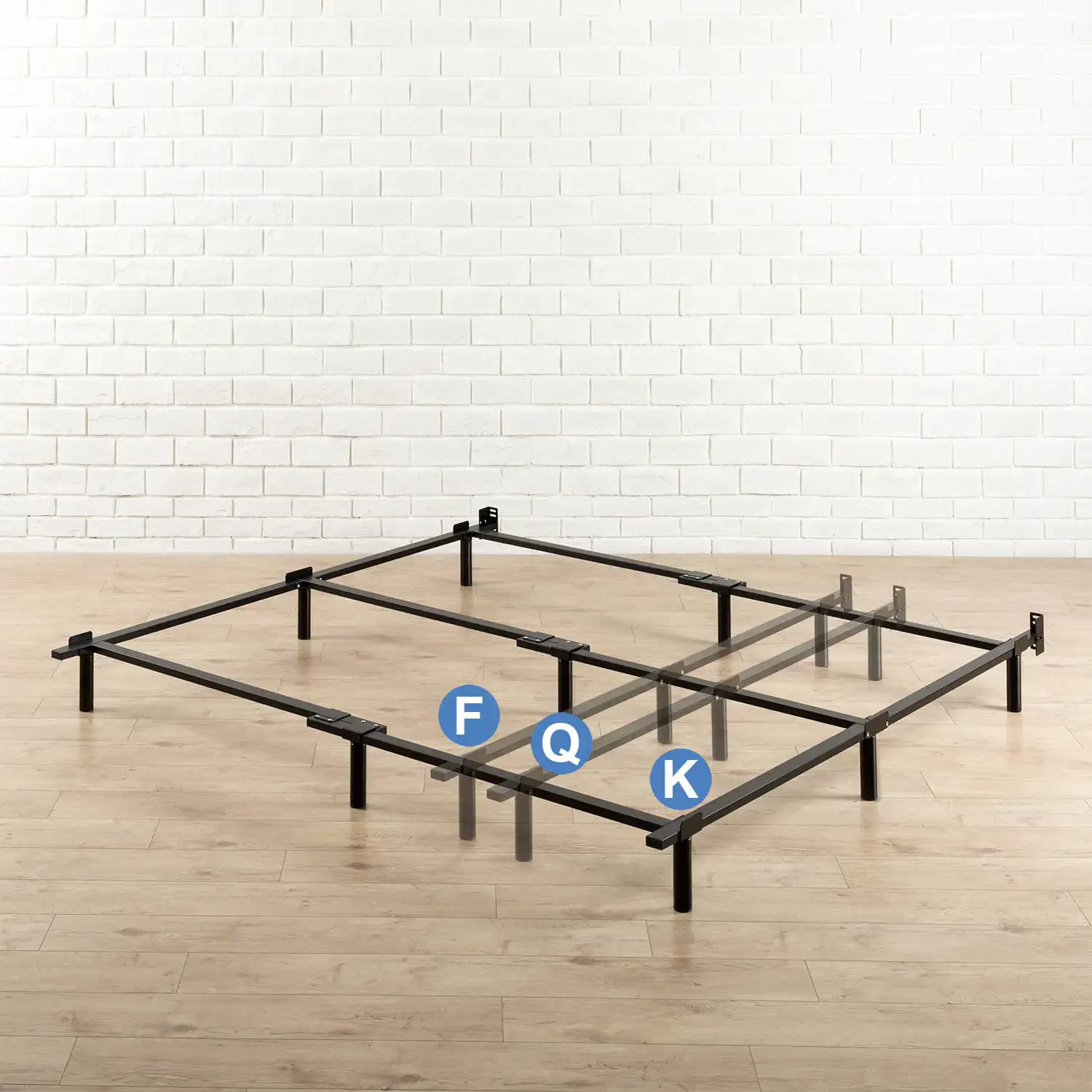 

Zinus Paige Compack® 7" Metal Heavy Duty Bed Frame, Full/Queen/King