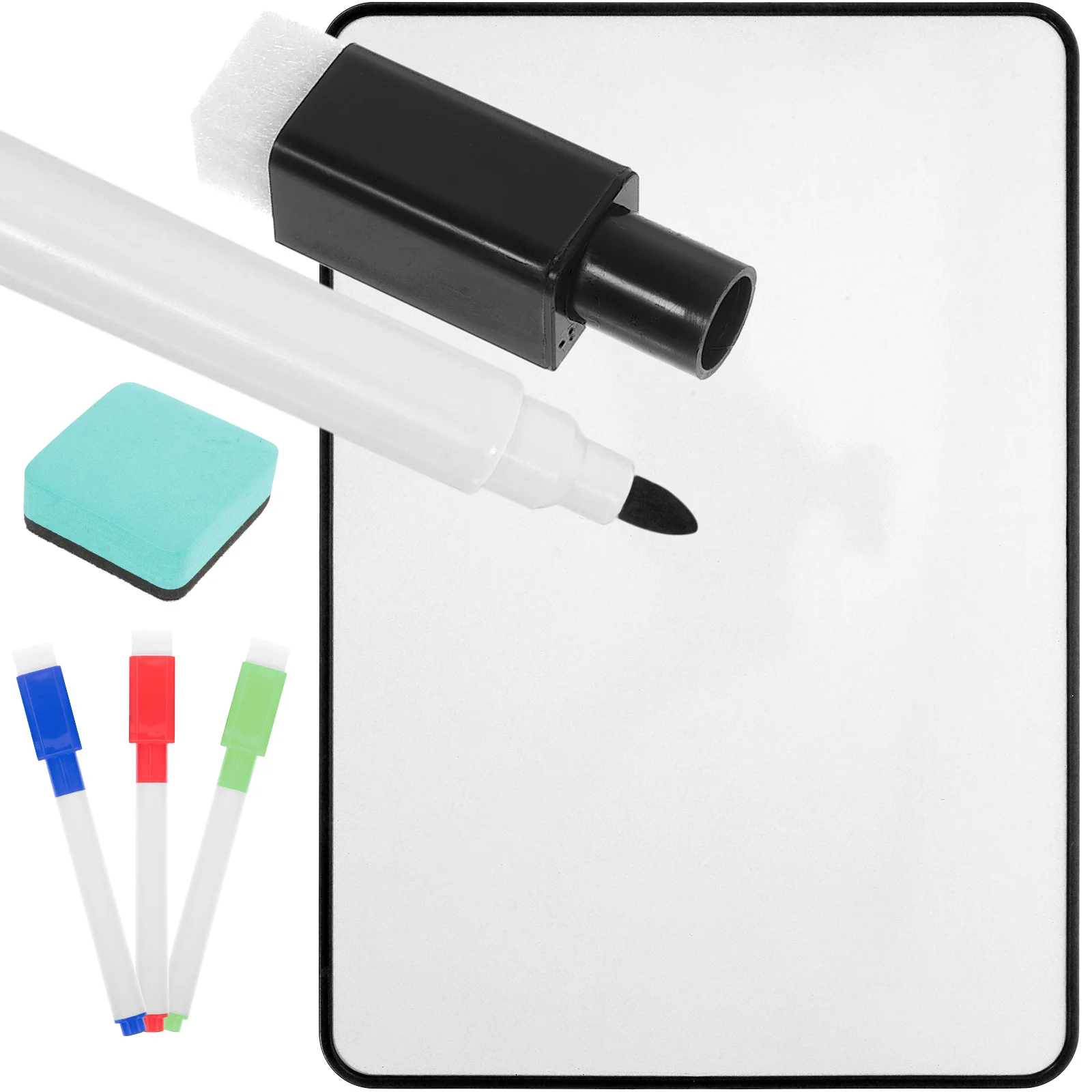 

Whiteboard Board Erase Dry White Magnetic Hanging Markerkids Mini Portable Framed Scoreboard Message Set Pens Off Wipe Rolling