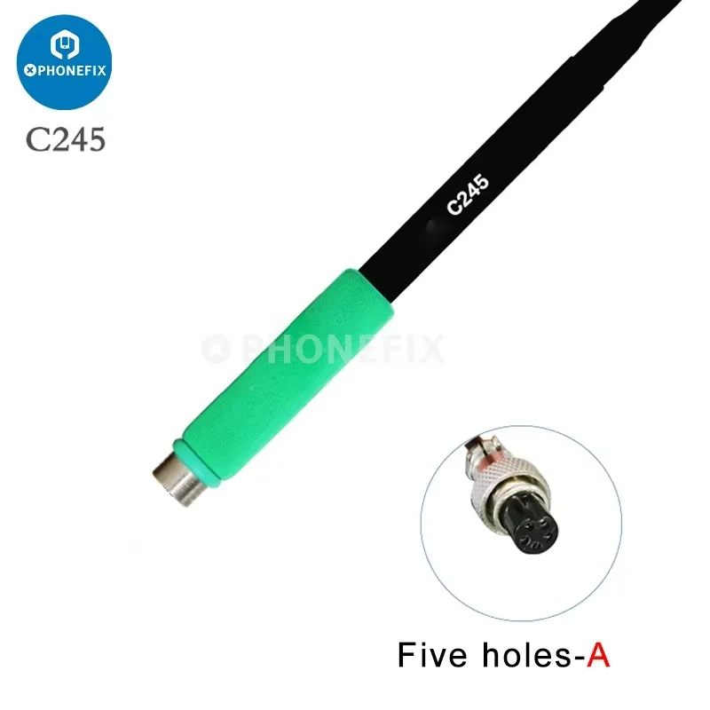 

Универсальный высокоточный паяльник с ручкой, 5/6 отверстий, сменный Утюг C210/C245/C115 с адаптером для паяльной станции JBC