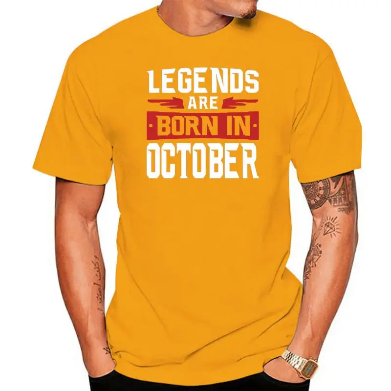 

Футболка с надписью «The New Legends Are Born In March» для мужчин и женщин