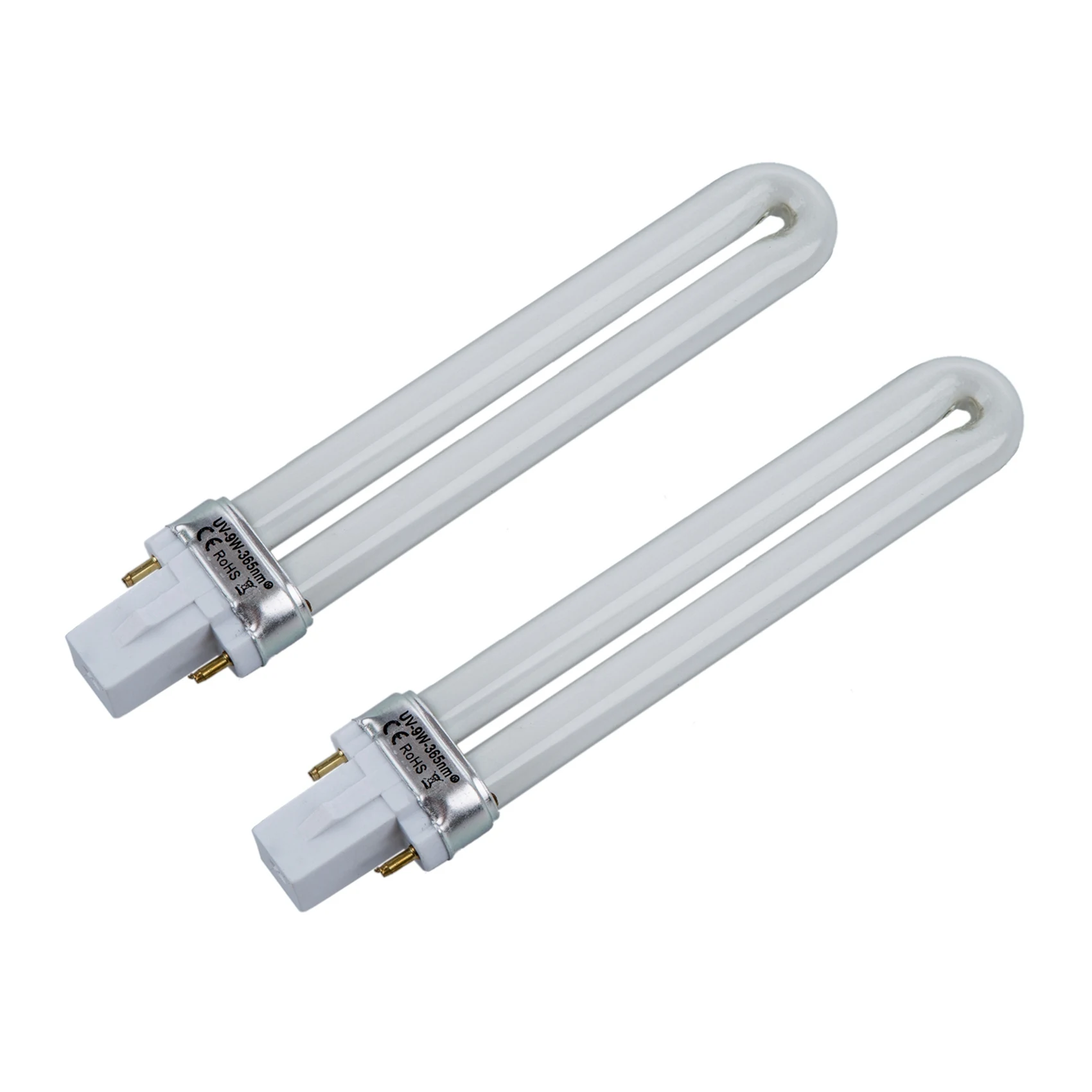 

9W Uv Lamp Light Bulb Tube Gel Nail Art Dryer Set of 8