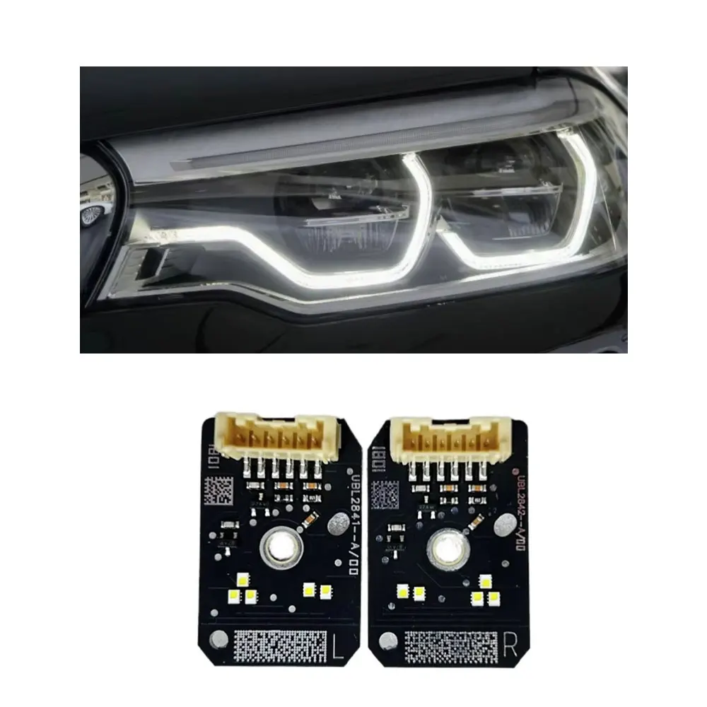 

Для 2017-2020 G30 G31 F90 BMW 5 серии M5 DRL светодиодные платы дневных ходовых огней, адаптивные платы фар 63117214939 63117214940