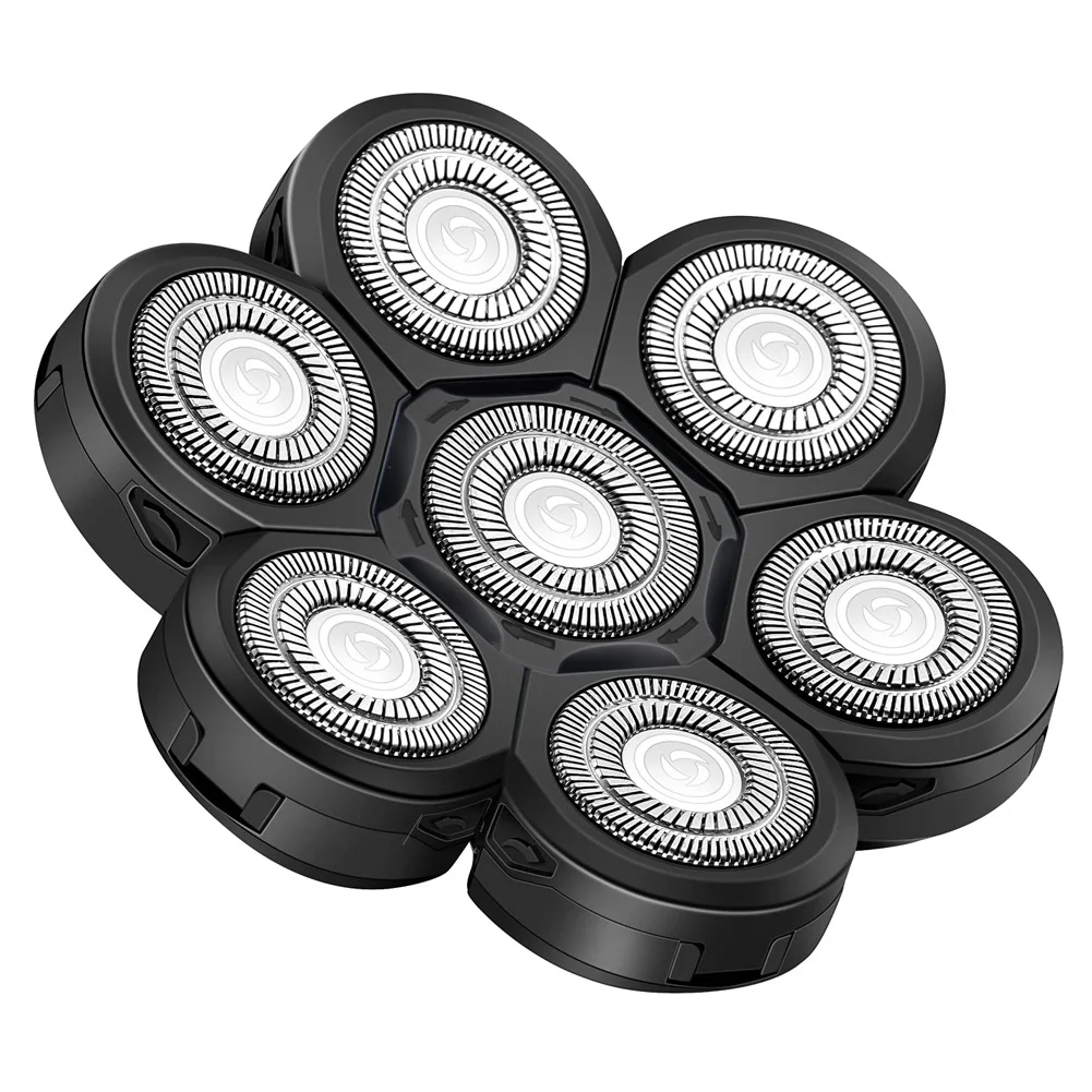 

7D Electric Shaver Replacement Head Bald Replacement Shaver Blade Electric Shaver Head Shaver Replacement Blade