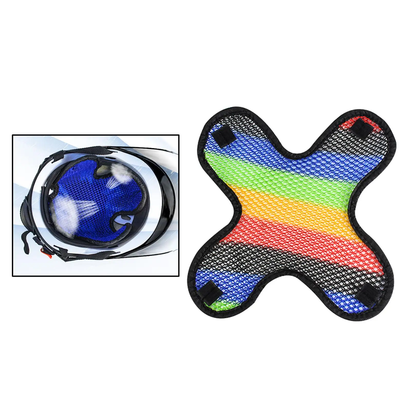 

Motorcycle Helmet Nets Cushion Heat Insulation Lining Protection Pad Fits for Riding