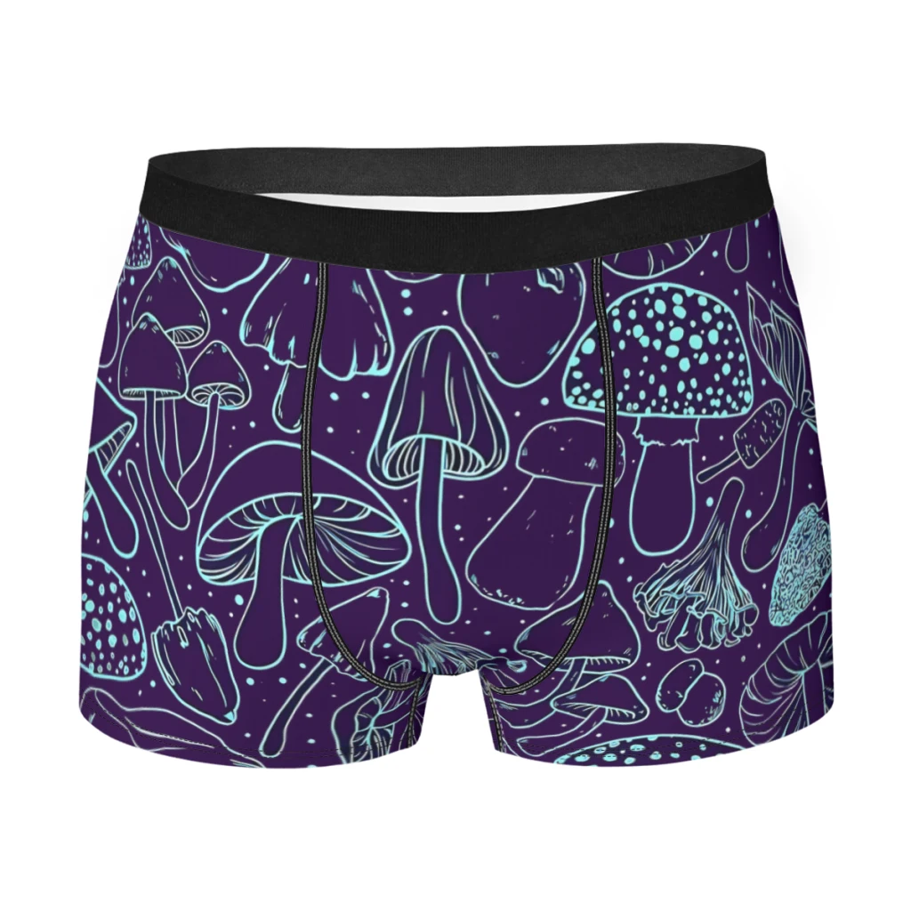

Magic Mushrooms Plant All Underpants Breathbale Panties Man Underwear Sexy Shorts Boxer Briefs