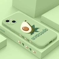delicious avocado phone case for iphone 13 12 11 pro max mini x xr xs max se2020 8 7 plus 6 6s plus cover
