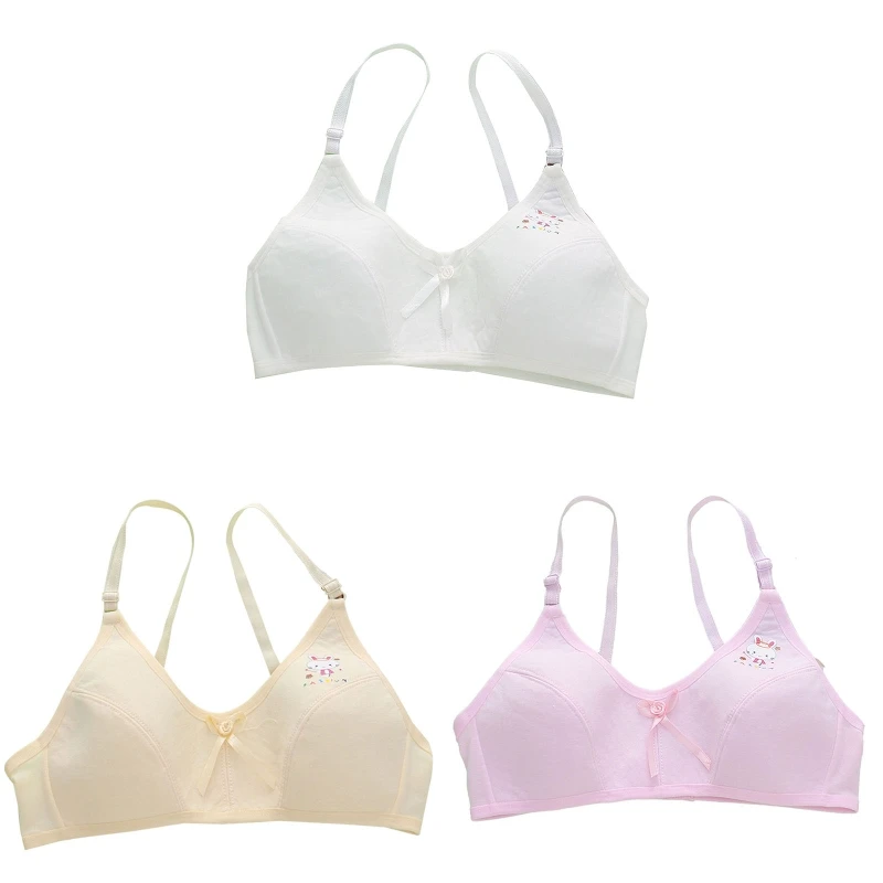 Young Girls Bra Breathable Underwear Lingerie Teens Training Bra Vest Teenage Puberty Undercloth