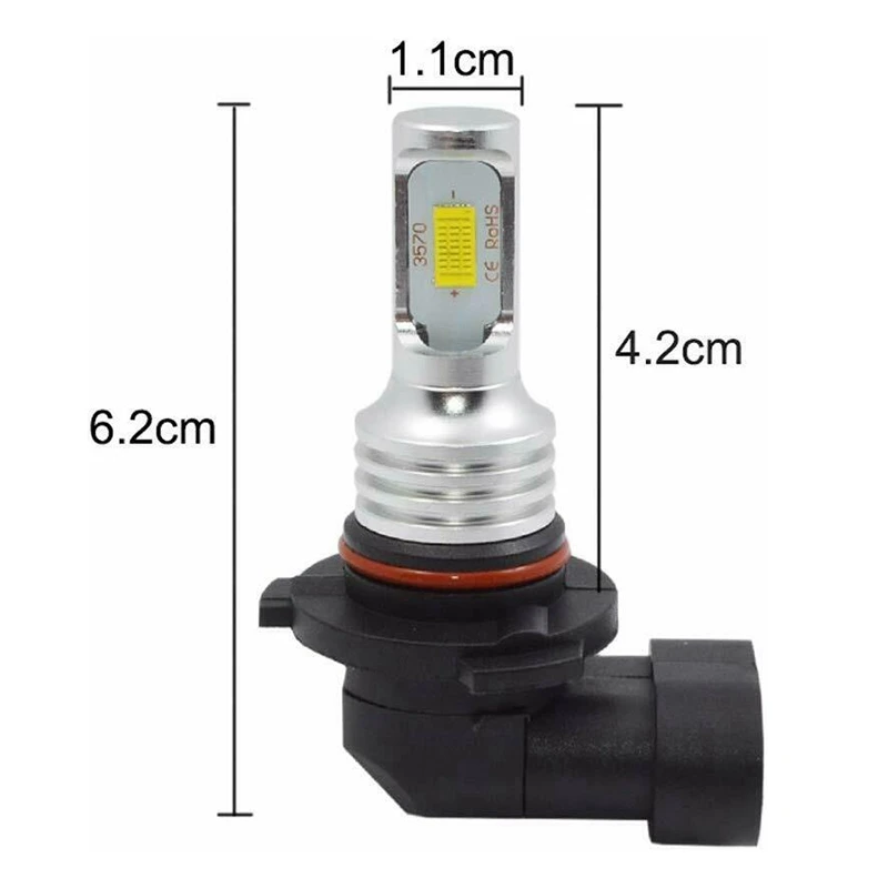 2 пары 9005 9006 Combo светодиодный набор фар дальнего и ближнего света Лампа 6000K 800W 8000LM