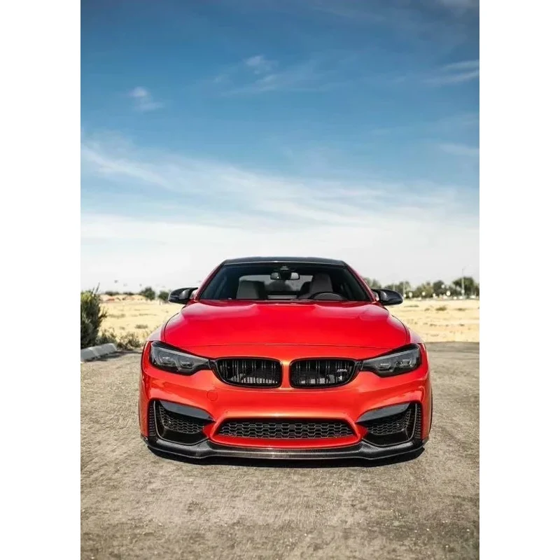 Спойлер-накладка на передний бампер из карбона в стиле VOR для BMW M3 F80, F82, F83, M4 (14-20) (art.: 3920d98efc7bf) - 3920d98efc7bf