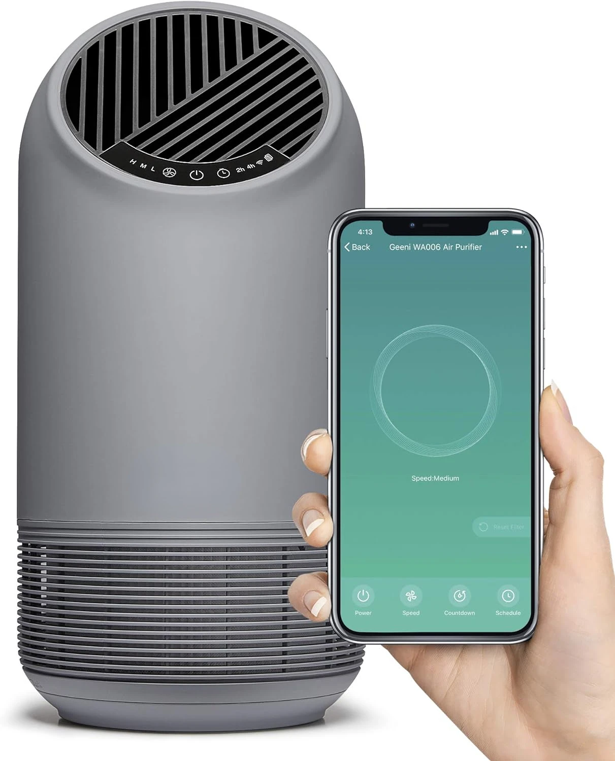 

XL Smart Air Purifier, Grey